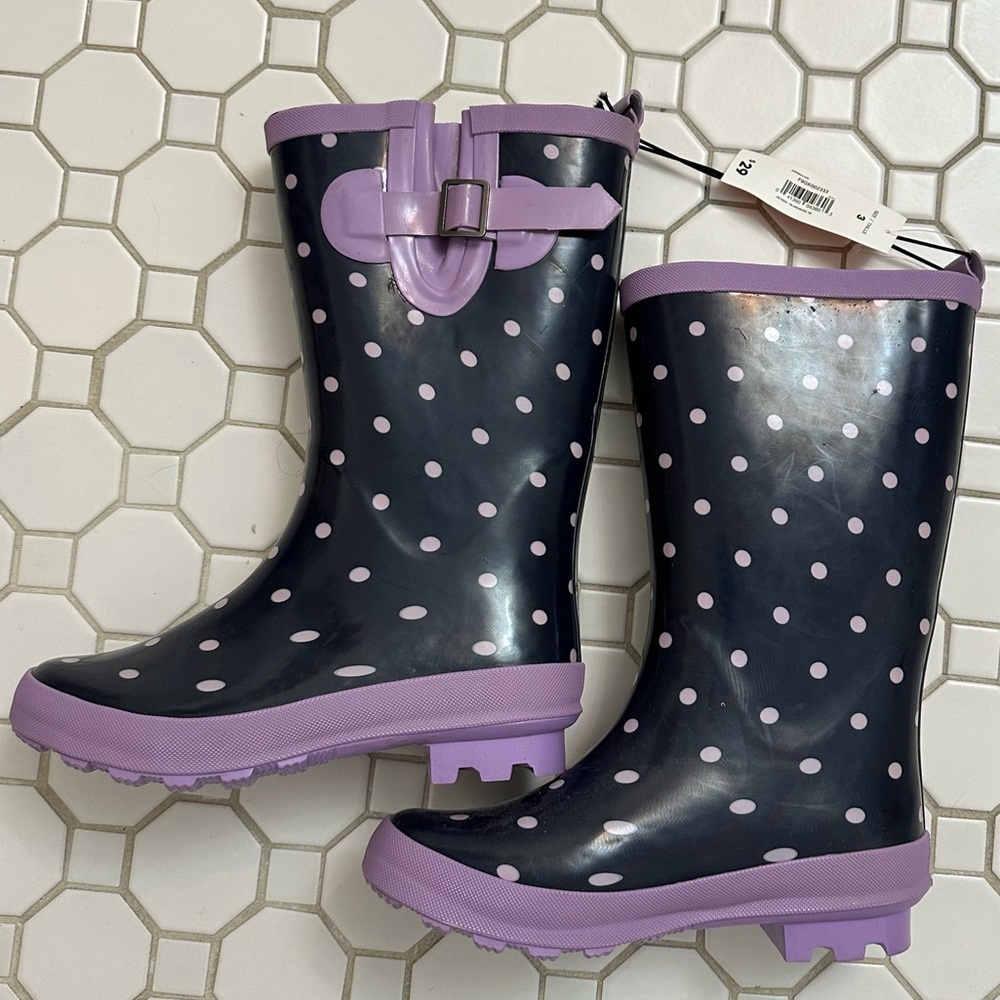 Joe Fresh Girls rain boots Size 3